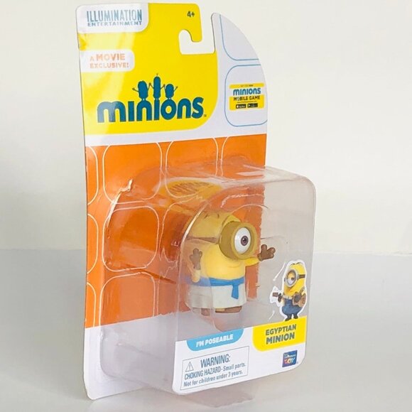 Despicable Me Minions Egyptian Minion Poseable 2" Figure New In Box Age 4+ - Picture 7 of 11